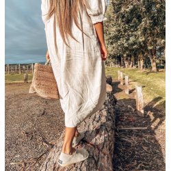 Vibae - sko i sandfarvet hr - Zuma