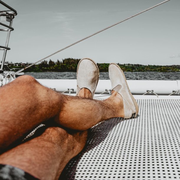 VIBAe - sko i sandfarvet h�r - Zuma