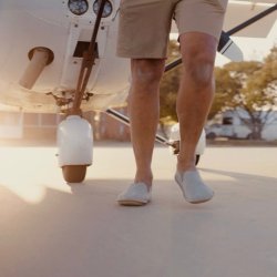 VIBAe - sko i sandfarvet h�r - Zuma