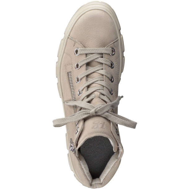 Paul Green - Stvlette i beige med lynls og chunky sl - 5210