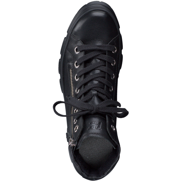 Paul Green - Stvlette i sort med lynls og chunky sl - 5210