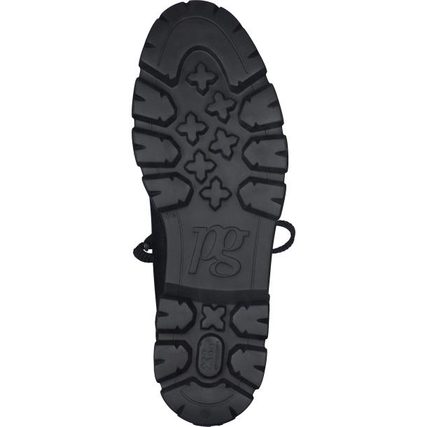 Paul Green - Stvlette i sort med lynls og chunky sl - 5210