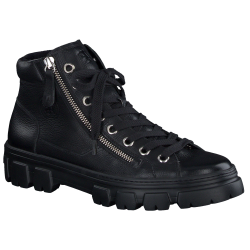 Paul Green - Stvlette i sort med lynls og chunky sl - 5210