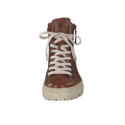 Paul Green - Stvlette i cognac med lynls og chunky sl - 5210