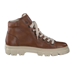 Paul Green - Stvlette i cognac med lynls og chunky sl - 5210