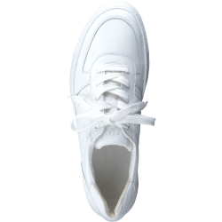 Paul Green - Sneakers i hvid med syninger og plateau - 5230