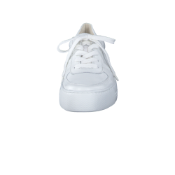 Paul Green - Sneakers i hvid med syninger og plateau - 5230