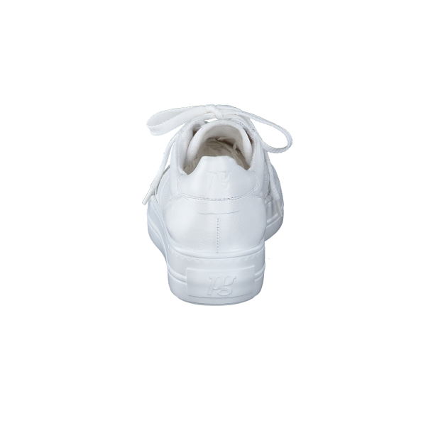 Paul Green - Sneakers i hvid med syninger og plateau - 5230