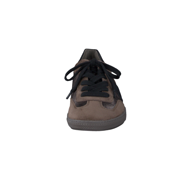 Paul Green - Sneakers i brun og metal med lav sl - 5350