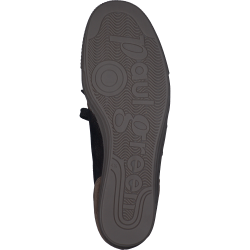 Paul Green - Sneakers i brun og metal med lav sl - 5350