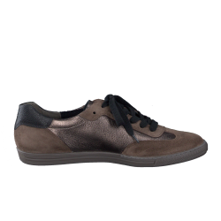 Paul Green - Sneakers i brun og metal med lav sl - 5350
