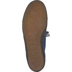 Paul Green - Sneakers i denim og rd med lav sl - 5350