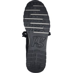 Paul Green - Sneakers i sort med guld-glitter - 5392