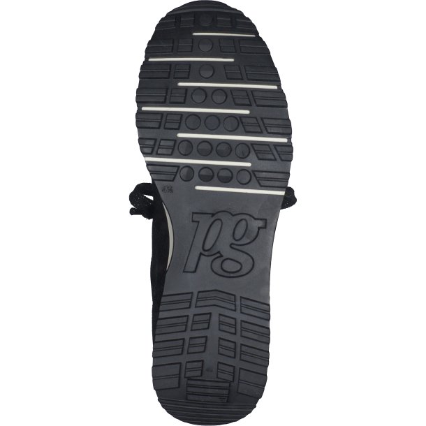 Paul Green - Sneakers i sort med guld-glitter - 5392