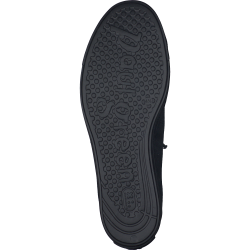 Paul Green - Sneakers i shiny sort med plateau og elastiksnre - 5417