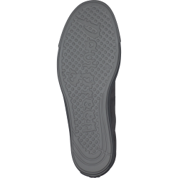 Paul Green - Sneakers i shiny gr med plateau og elastiksnre - 5417 