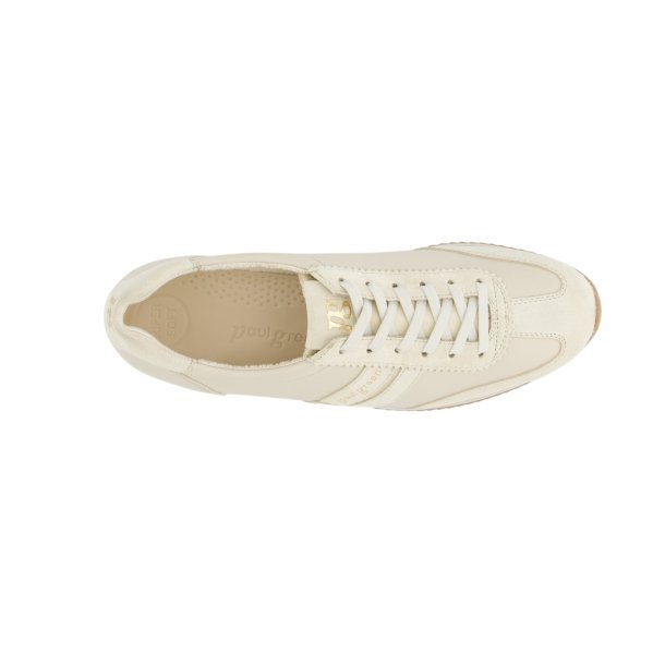 Paul Green - Sneakers i varm beige med elastiksn�re - 5453