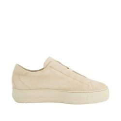 Paul Green - Sneakers i varm beige med elastiksn�re - 5529