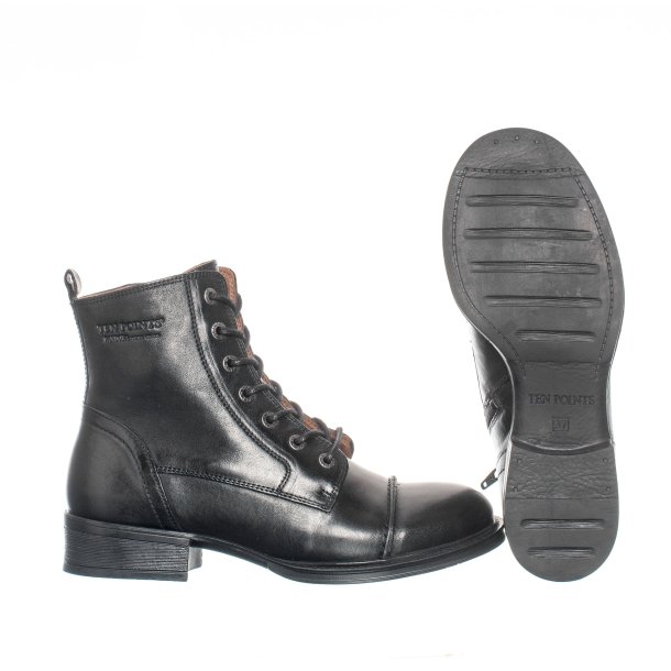 Ten Points - Stvlette i sort med snre og lynls - 60004