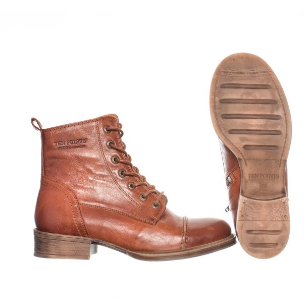 Ten Points - Stvlette i cognac med snre og lynls - 60004