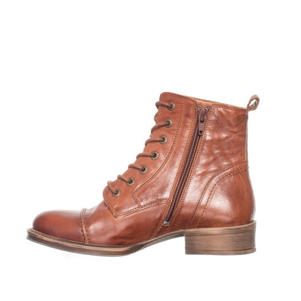 Ten Points - Stvlette i cognac med snre og lynls - 60004
