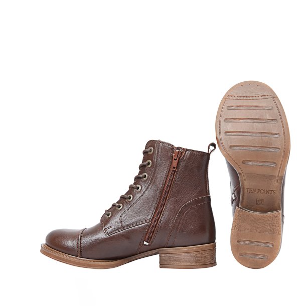 Ten Points - Stvlette i mrkebrun med lynls og snre - 60004