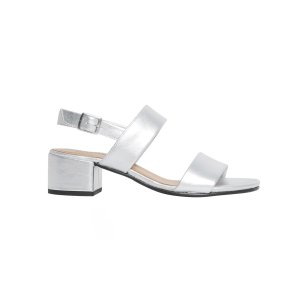 Ten Points - Sandal i slv med moderat hl - 60420