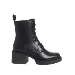 Ten Points - Snrestvle i sort med hl og plateau - 60508