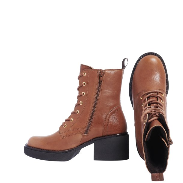 Ten Points - Snrestvle i cognac med hl og plateau - 60508