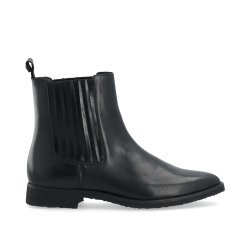 Cashott - Chelsea boots i sort med elastik - Casagnes