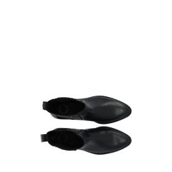 Cashott - Chelsea boots i sort med elastik - Casagnes