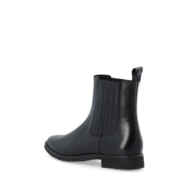 Cashott - Chelsea boots i sort med elastik - Casagnes