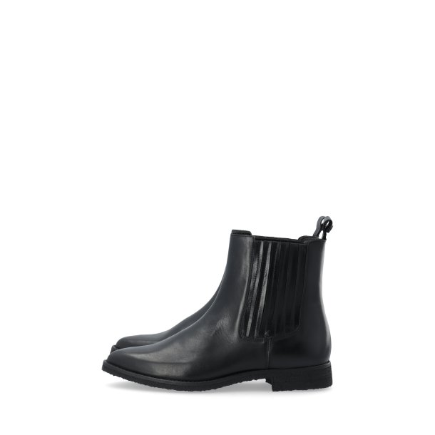 Cashott - Chelsea boots i sort med elastik - Casagnes