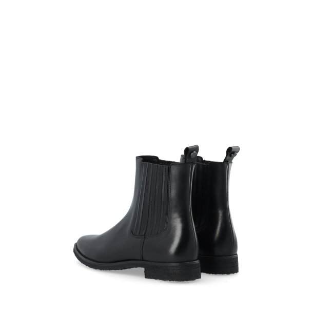 Cashott - Chelsea boots i sort med elastik - Casagnes