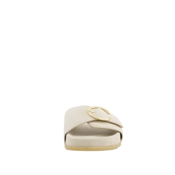 Paul Green - Slippers i r�hvid med guldsp�nde - 6170