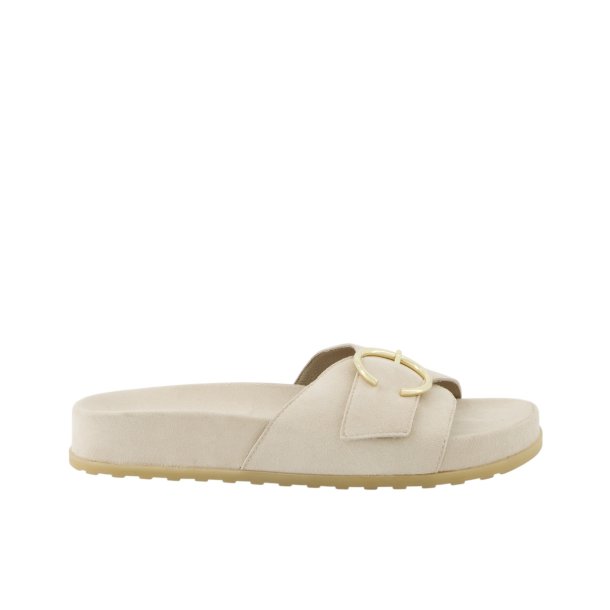 Paul Green - Slippers i r�hvid med guldsp�nde - 6170