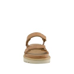 Paul Green - Sandal i camel med remme og velcro - 6175