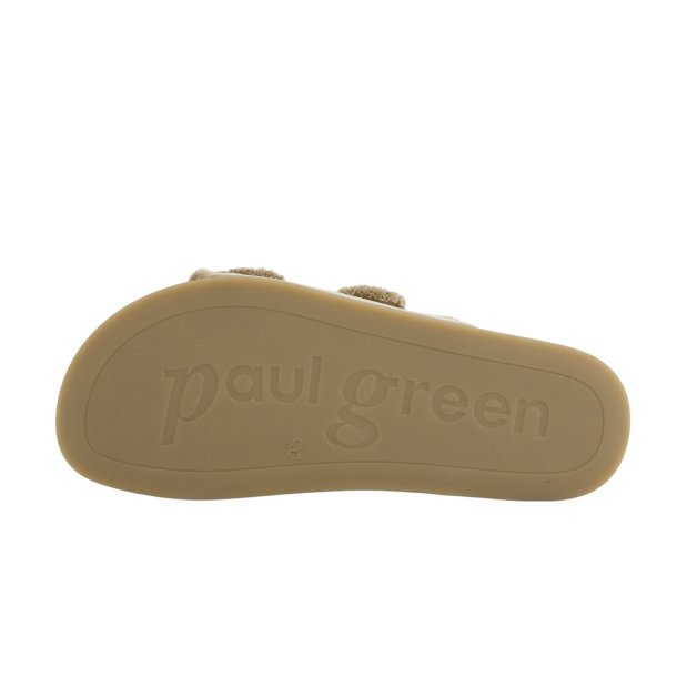 Paul Green - Slippers i sand med sp�nder og plateaus�l - 6221