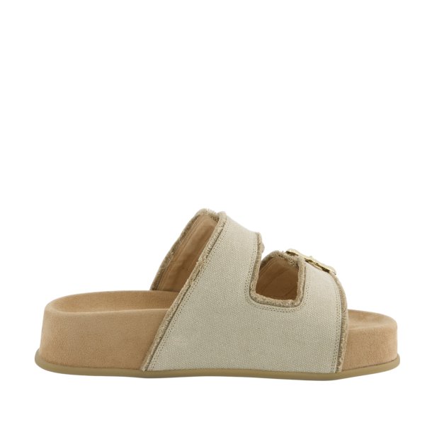 Paul Green - Slippers i sand med sp�nder og plateaus�l - 6221