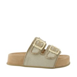 Paul Green - Slippers i sand med sp�nder og plateaus�l - 6221