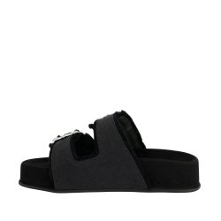 Paul Green - Slippers i sort med sp�nder og plateaus�l - 6221