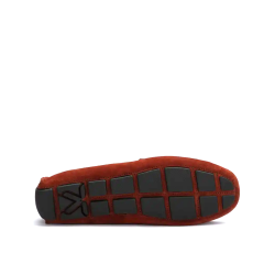 Lloyd herre  - Loafer i rustr�d med bl�de s�ler - Rover