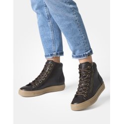 Paul Green - Ankelstvle med snre og lynls i brun - 4024