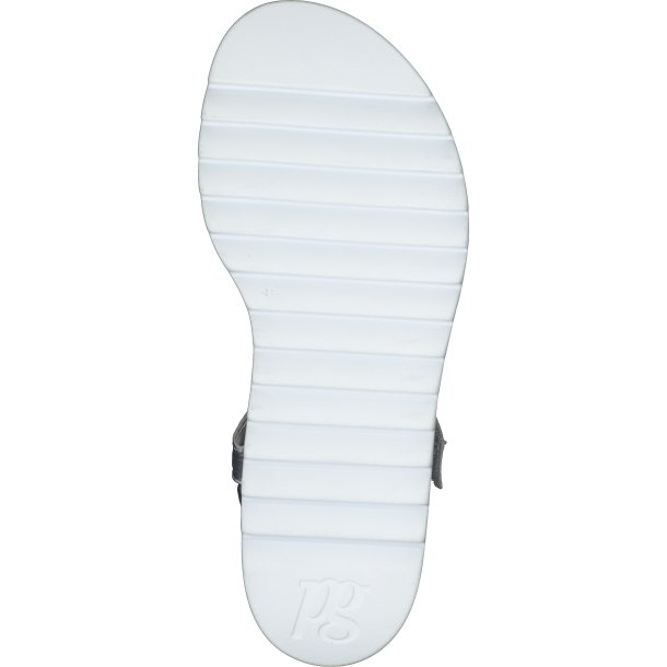 Paul green - Sandal i slv med chunky sl - 7781