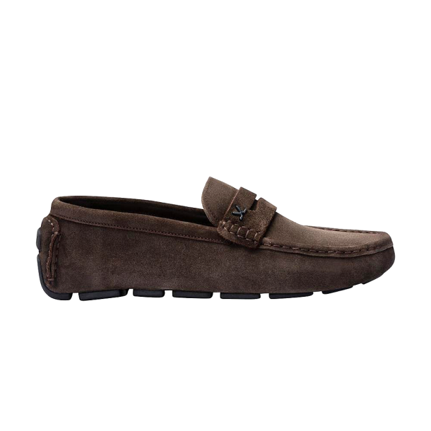 Lloyd herre - Loafer i m�rkebrun med bl�de s�ler - Rover