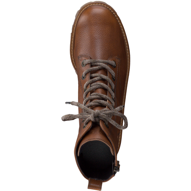 Paul Green - Stvlette i lys cognac skind med snre, lynls og grov sl - 8146