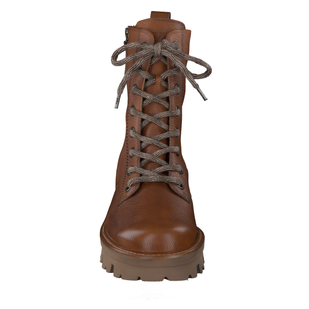 Paul Green - Stvlette i lys cognac skind med snre, lynls og grov sl - 8146