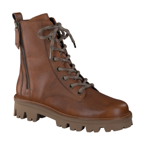 Paul Green - Stvlette i lys cognac skind med snre, lynls og grov sl - 8146