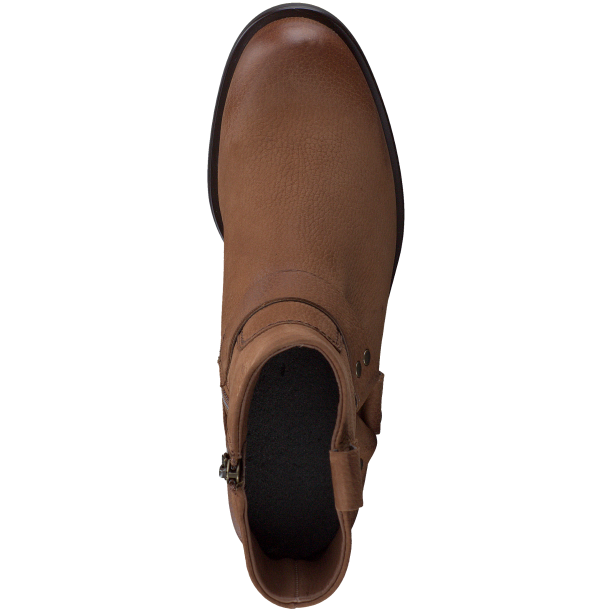 Paul Green - Biker i cognac nubuck - 8188