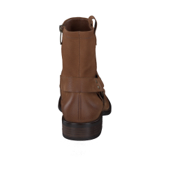 Paul Green - Biker i cognac nubuck - 8188